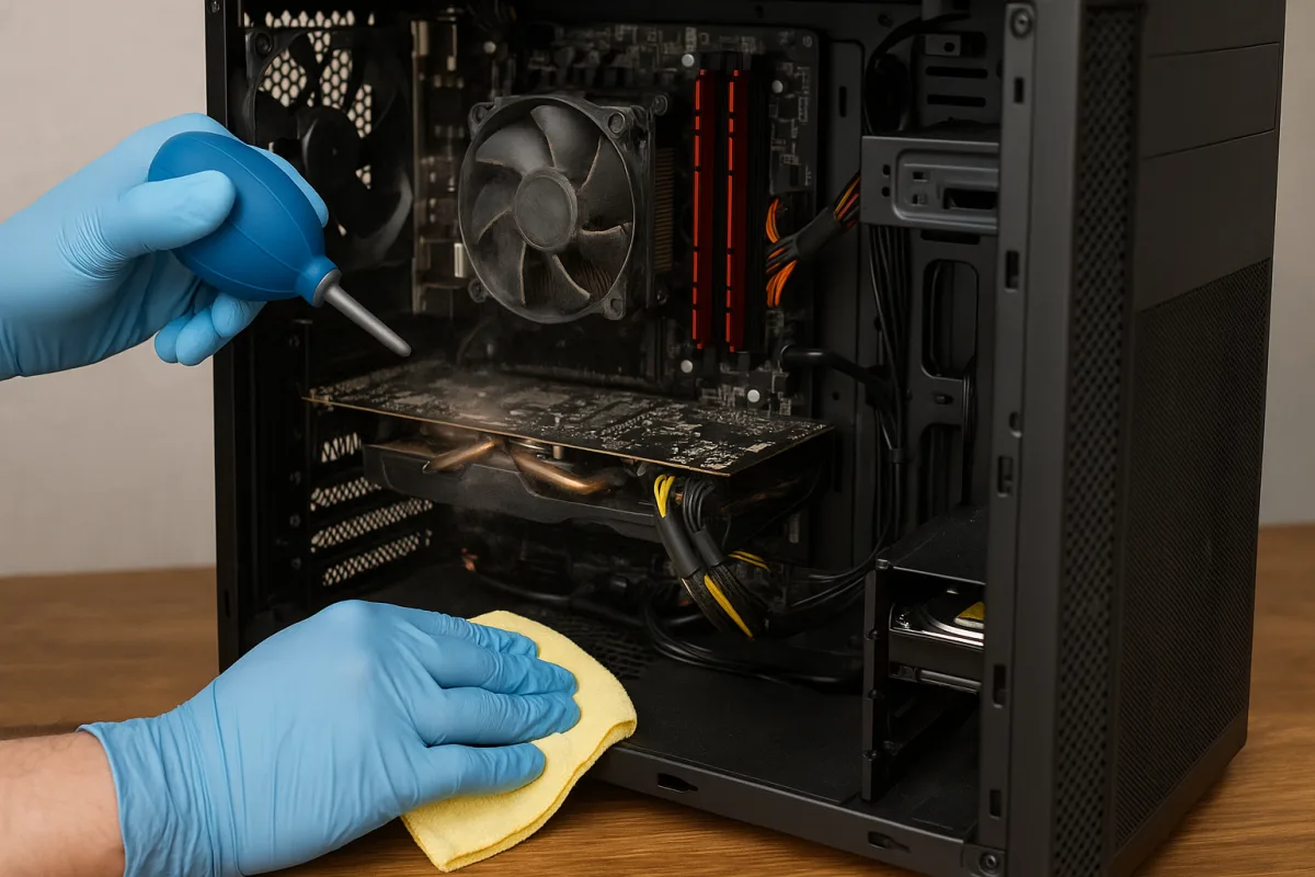 Come pulire il PC fisso senza danneggiare i componenti: le tecniche sicure usate dagli esperti