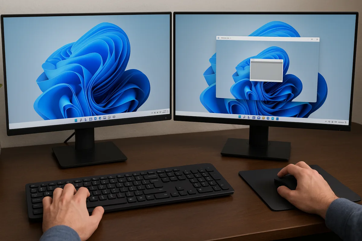 Gestione multi-monitor su Windows: la funzione nascosta che migliora la produttività