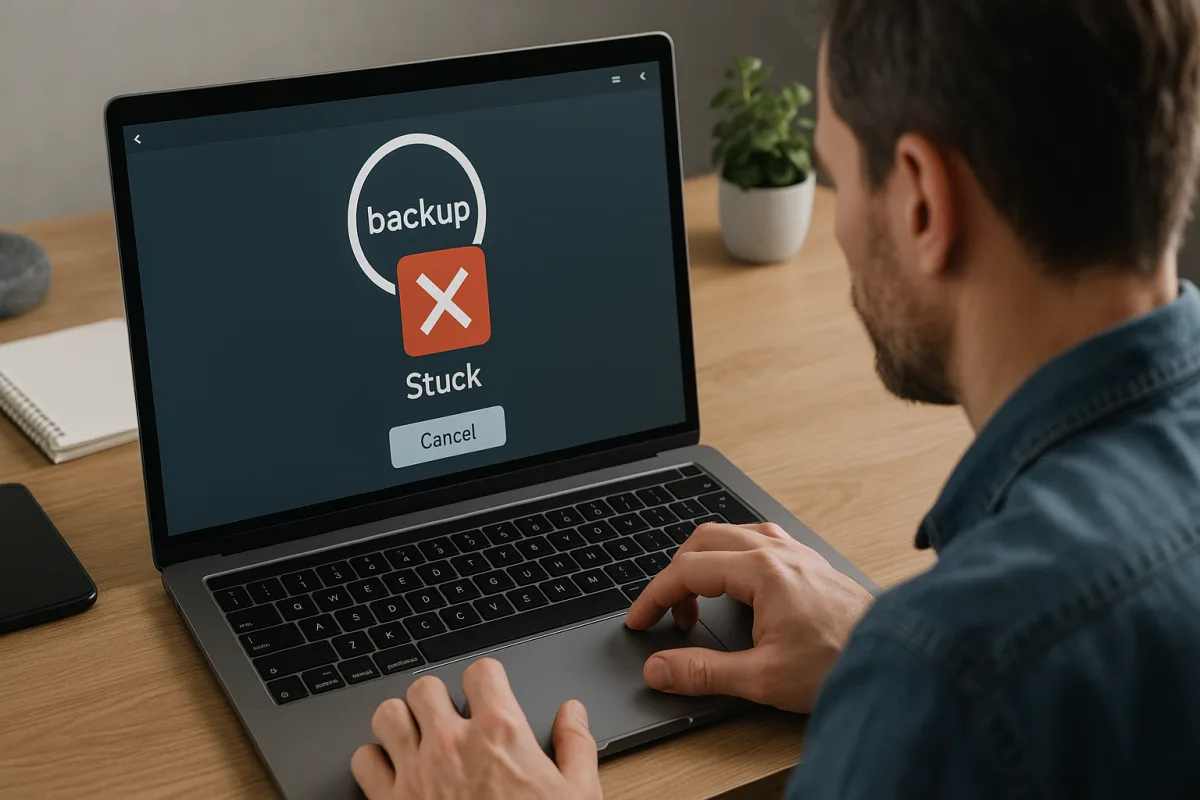 Cosa fare se un software di backup resta bloccato? Il procedimento sicuro per non perdere nulla